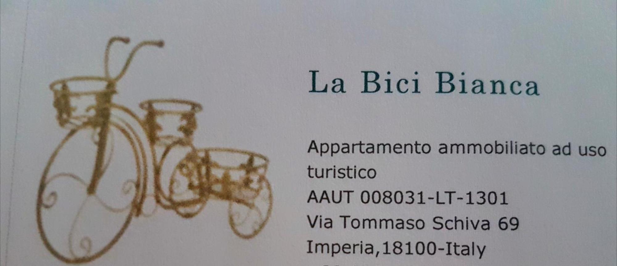 La Bici Bianca Leilighet Imperia Eksteriør bilde